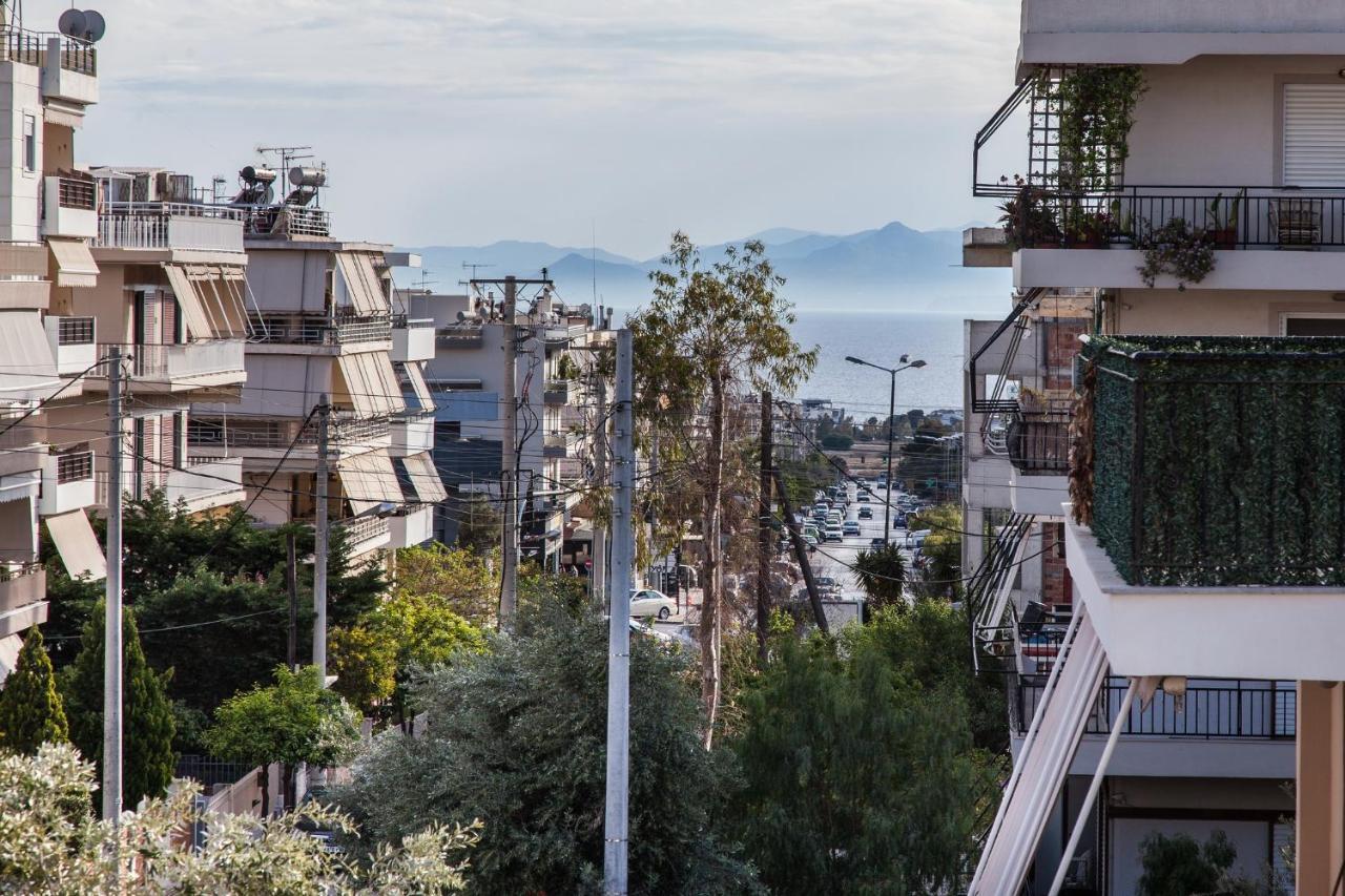 Sunny Apartment Near Metro Station Athen Exterior foto